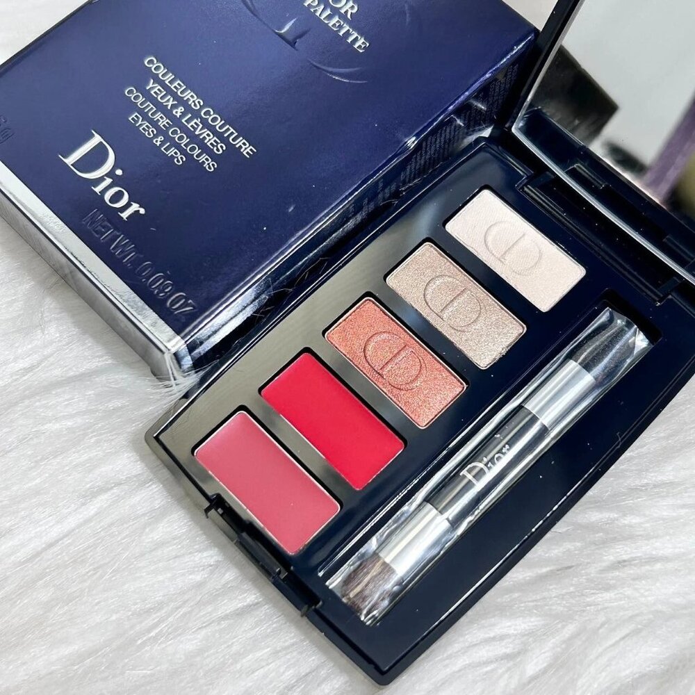 New Boxed Dior Couture Colours Eyes & Lips Palette Mini size 0.09 OZ/2.75 G~Rare